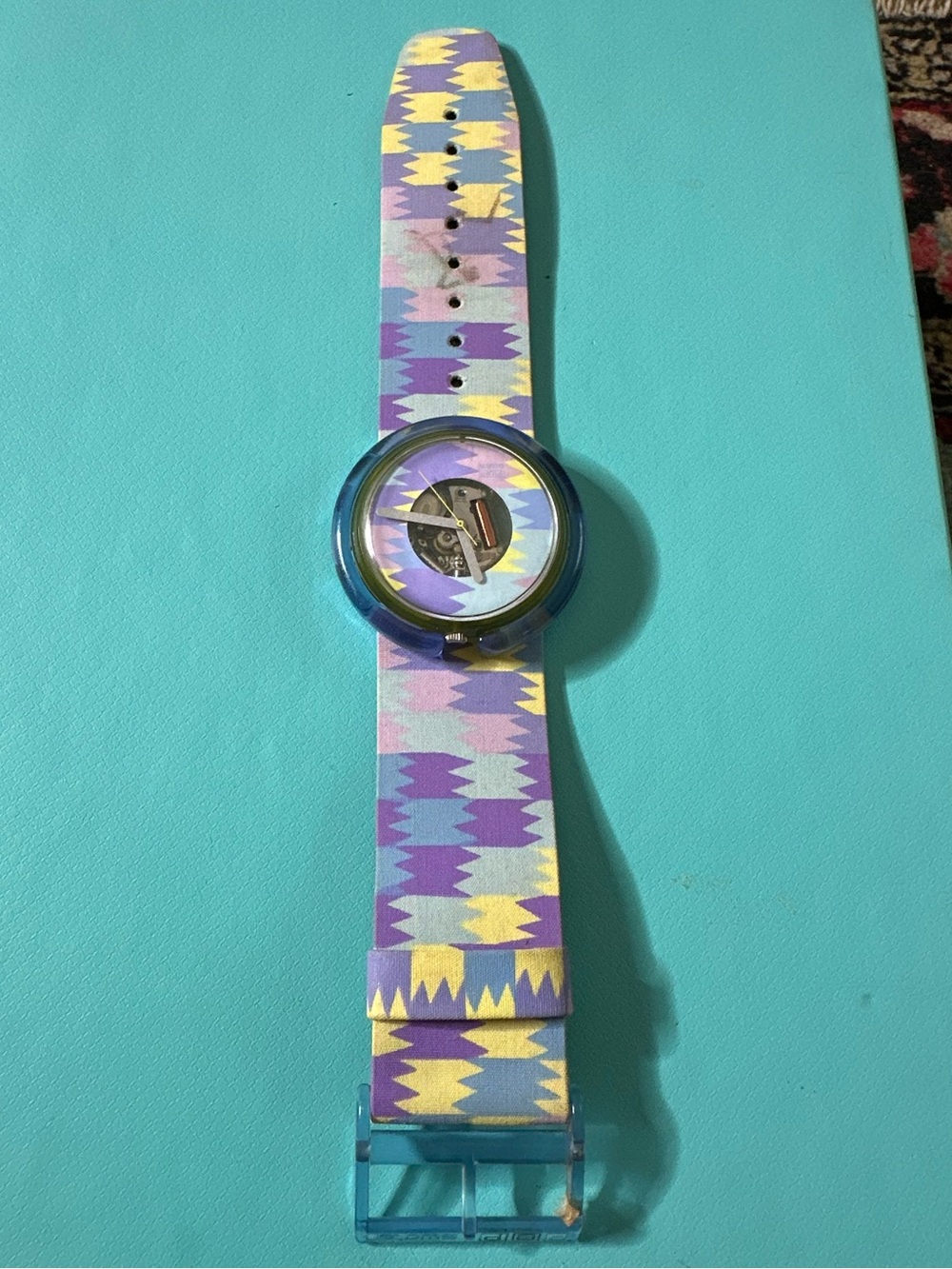 Vintage 1990s Pop Swatch Watch Needs Battery